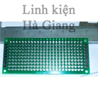 Pcb đục lỗ, phíp đồng đục lỗ sẵn 2 mặt phip thủy tinh