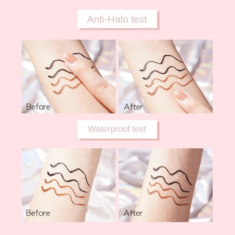 Bút Kẻ Mắt Màu Đen Nhanh Khô Chống Thấm Nước Và Mồ Hôi Không Nhòe Cho Người Mới Bắt Đầu