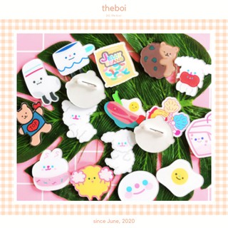 Huy Hiệu Cài Áo - Pin Cài Cặp Sách, Túi Tote Hoạt Hình Ngộ Nghĩnh (Đọc Kĩ Lưu Ý)