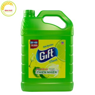 Nước Rửa Chén Gift Hương Chanh 3.8kg [Mẫu mới]