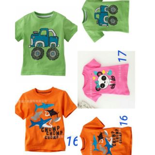 Sỉ áo jumping bean bé trai màu xanh và cam