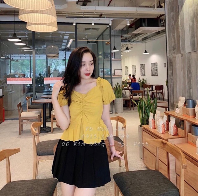 Áo kiểu tay bồng
