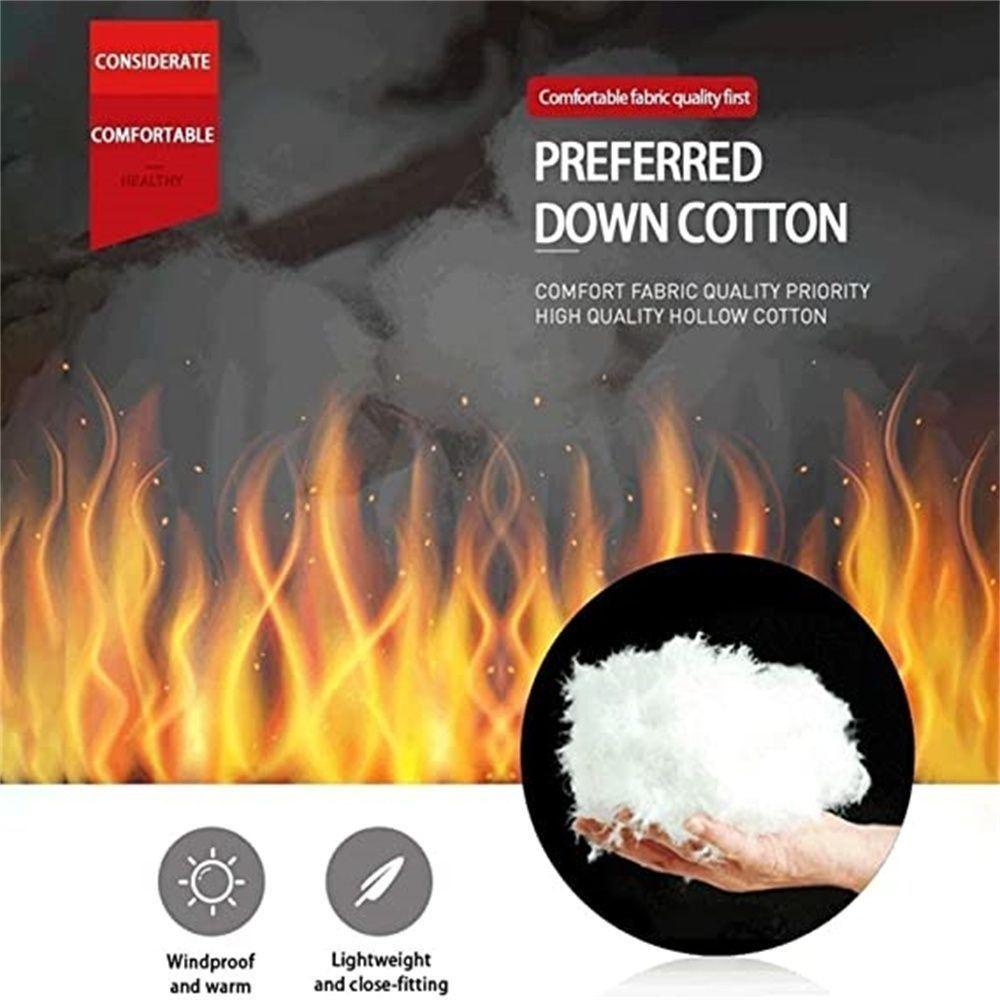 MUVAKO Áo Khoác Gió Giữ Ấm 15 Khu Viền Thời Trang Mùa Đông