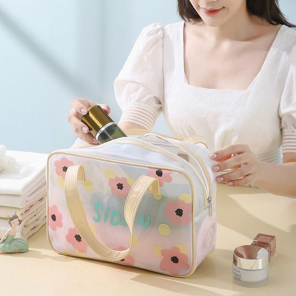 EBINLANDS Túi Đựng Đồ Trang Điểm Trong Mờ Chống Thấm Nước