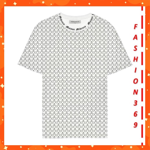 Áo Phông MIKENCO Monogram T-shirt Cotton kiểu dáng unisex - Hot trend 2022