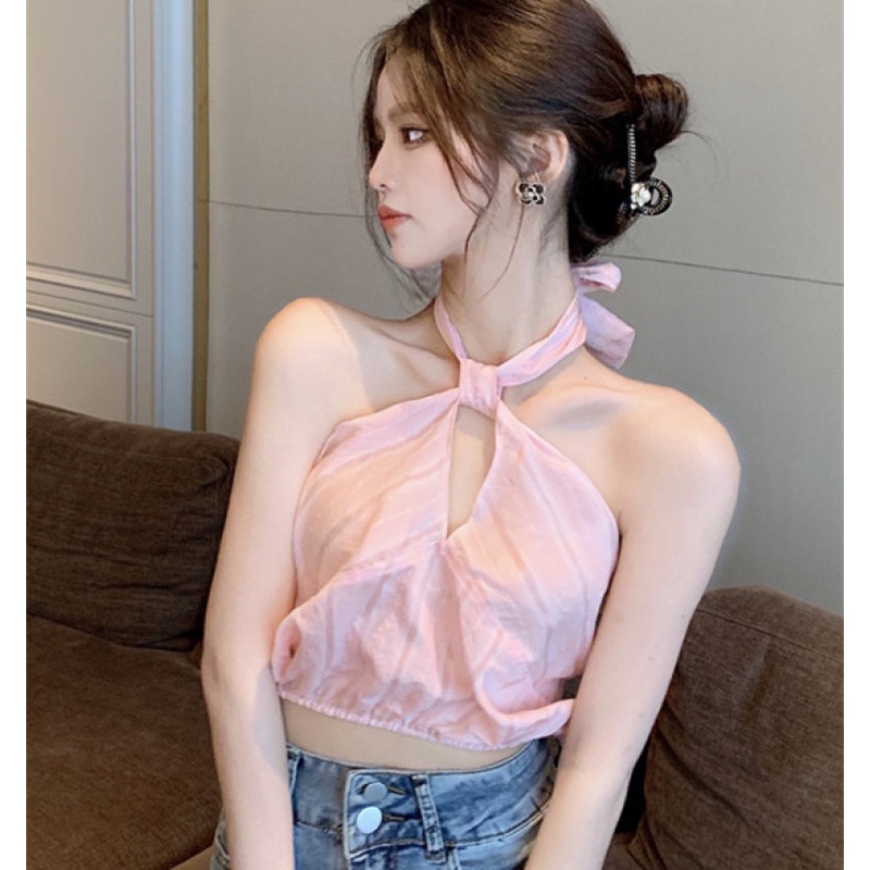 Áo Ống Thiết Kế Khoét Lỗ Gợi Cảm Cho Nữ