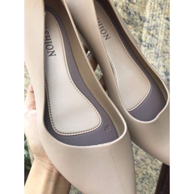 (Freeship toàn quốc) giày búp bê nhựa trơn chống nước | BigBuy360 - bigbuy360.vn