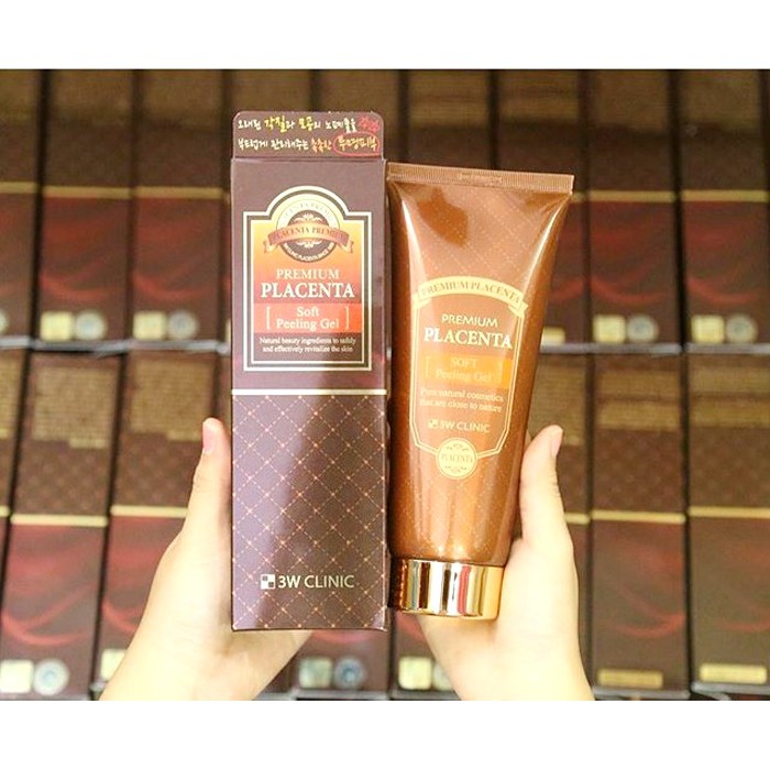 Kem Tẩy Tế Bào Chết 3W Clinic Premium Placenta Soft Peeling Gel 160ml | BigBuy360 - bigbuy360.vn