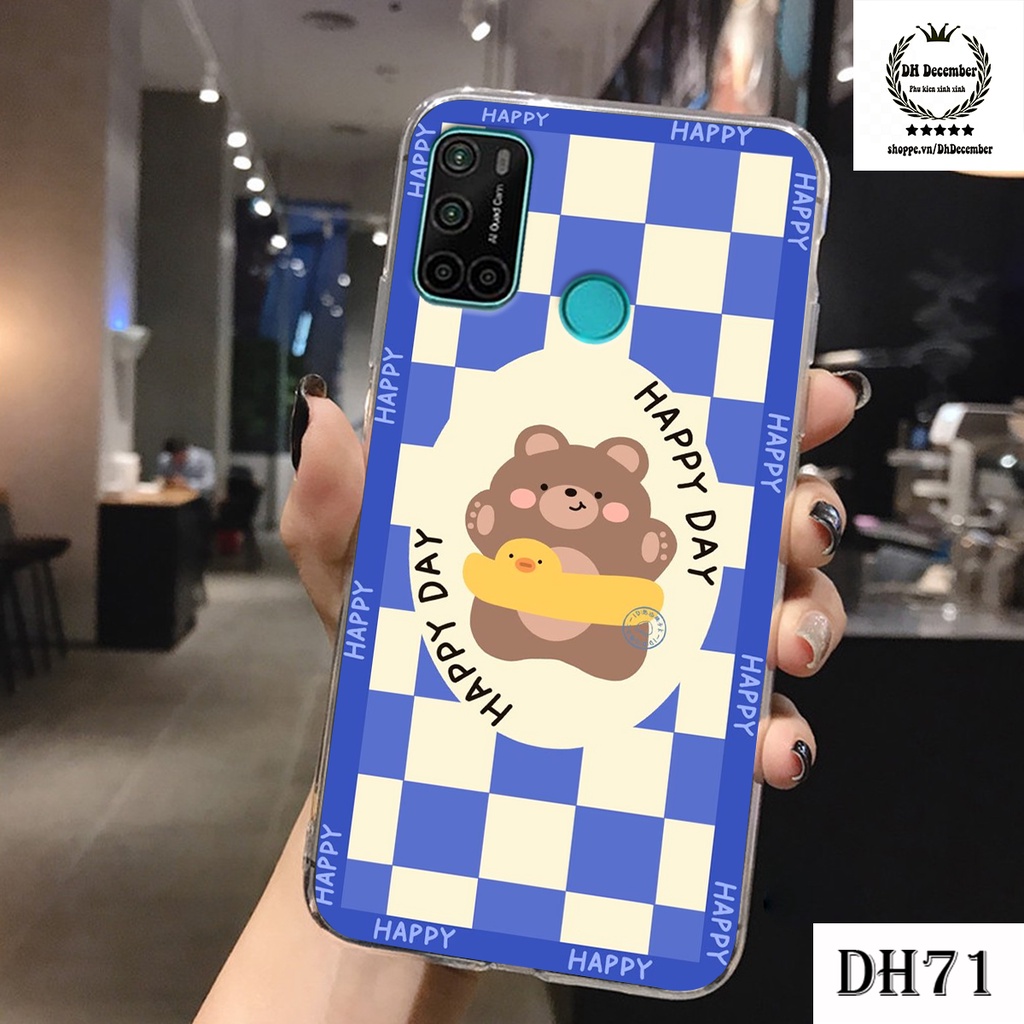 Ốp lưng dẻo Vsmart JOY 4 in hình 3D GẤU cute be@r, soda, happy day cực hot ,thời thượng