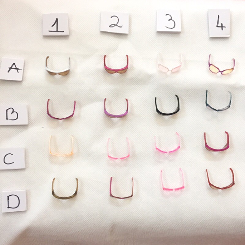 P2G.-mắt kính dành cho barbie ,licca,kelly xinyi