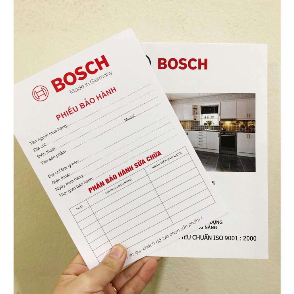 Bếp từ đơn BOSCH Model PMI668IH nhập khẩu Đức siêu bền (màu đen) - Bảo hành 12 tháng