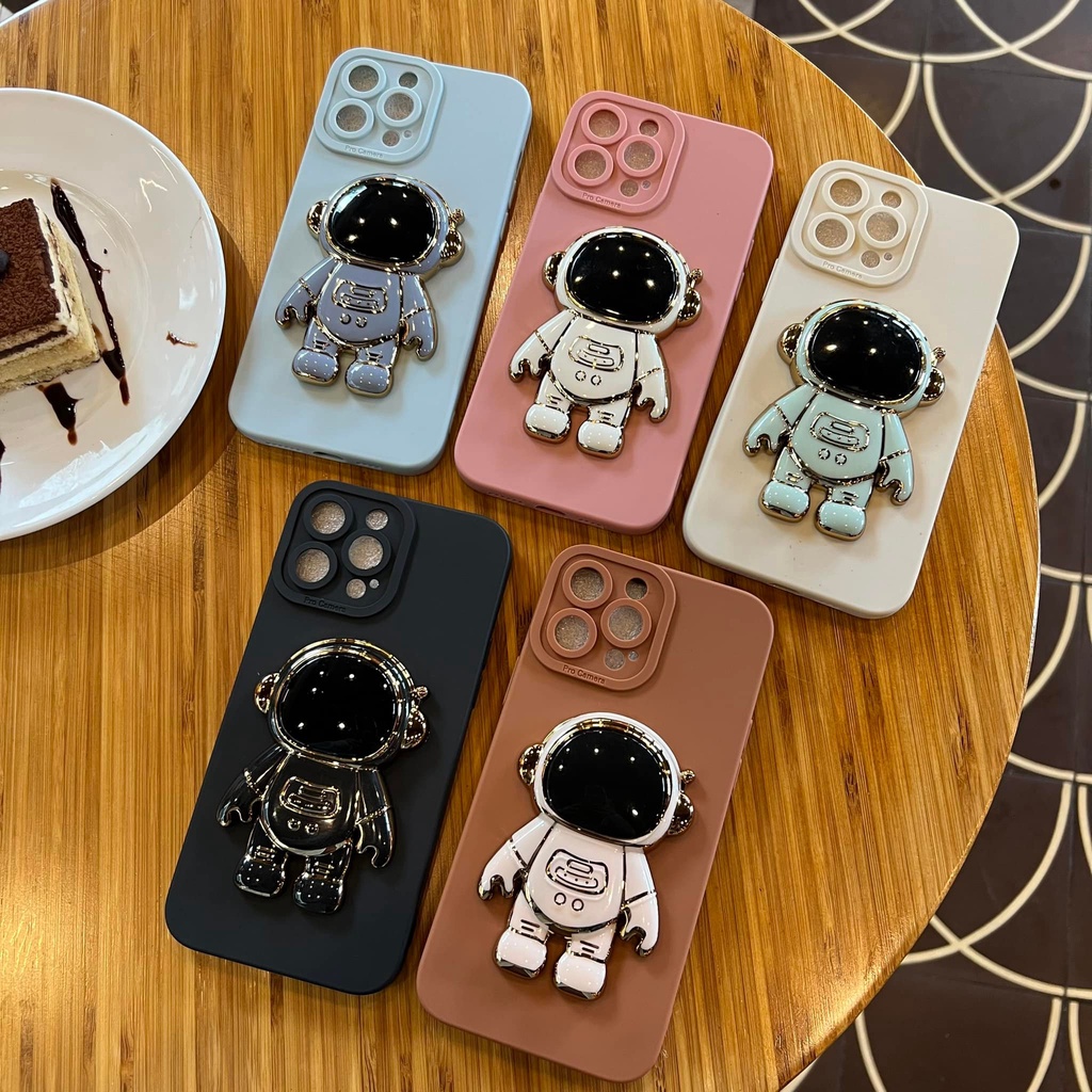 Ốp lưng i phone procame kèm pop phi hành gia 7plus/8plus/x/xr/xs/11/12/13 pro/max/plus/promax- Dino case