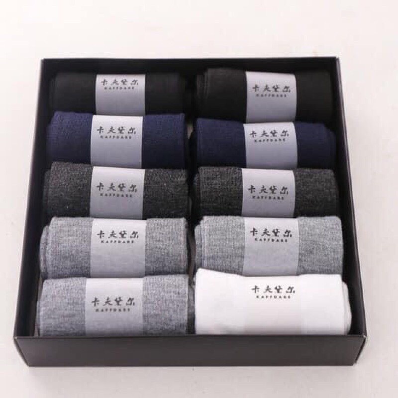 Hộp 10 đôi tất chống hôi kháng khuẩn xuất nhật nam - LADY