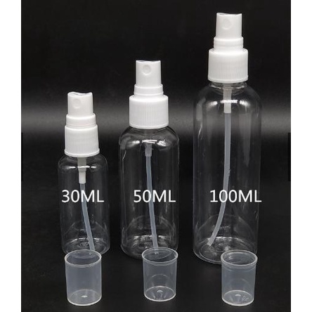 Bộ 3 bình xịt phun sương 30ml, 50ml, 100ml: