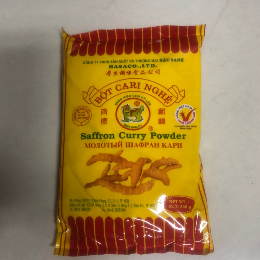 Bột Cari Nghệ Hậu Sanh 500g