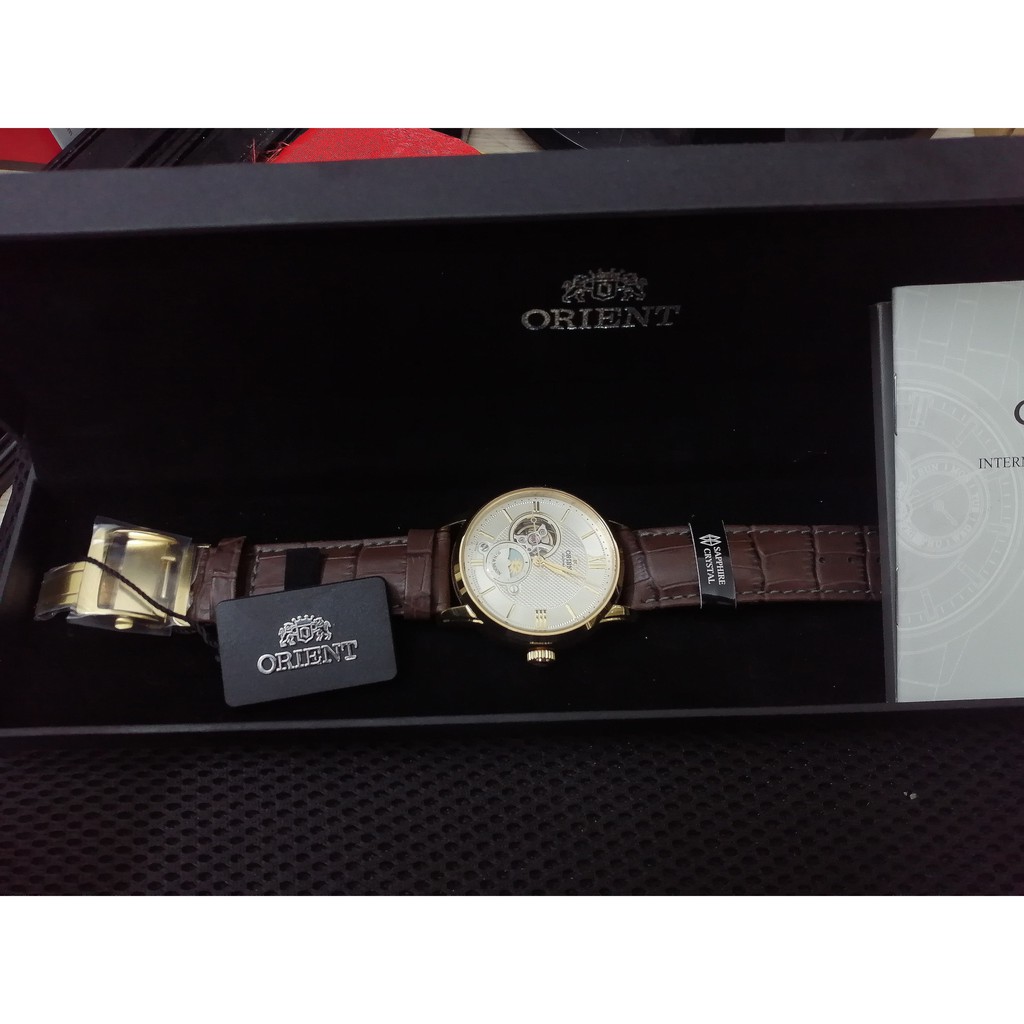 Đồng hồ Nam thương hiệu Orient mã sản phẩm Orient Sun and Moon Gen 4 [RA-AS0003S10B ]