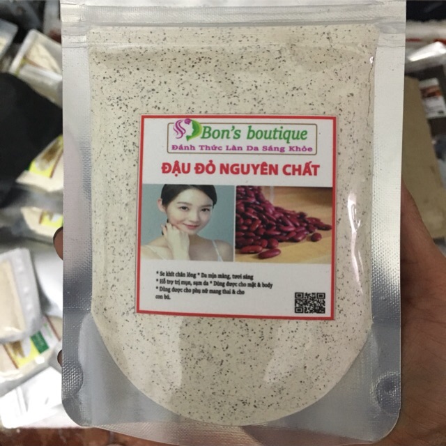 100g Bột Đậu đỏ nguyên chất áp dụng phương pháp chiếu điện tím