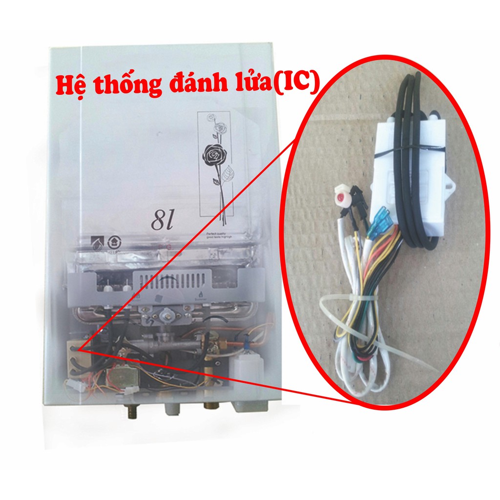 IC Bình Tắm Nóng Lạnh Dùng Gas (Nguồn Vào 3V)