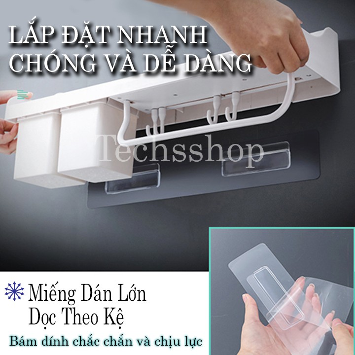 Miếng Keo Dán Kệ Đựng Muỗng Đũa Renai RA-833 - Phụ Kiện Keo Kệ Đa Năng Siêu Dính