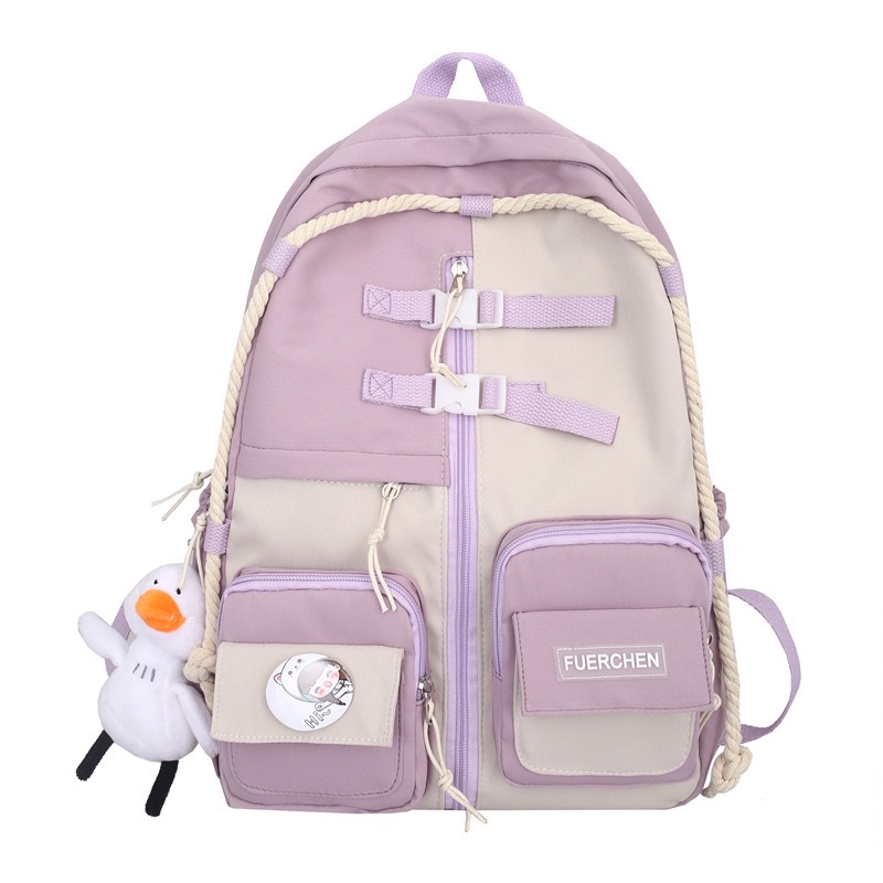 balo dù phong khách Hàn , chất dù bền nhẹ chống nước