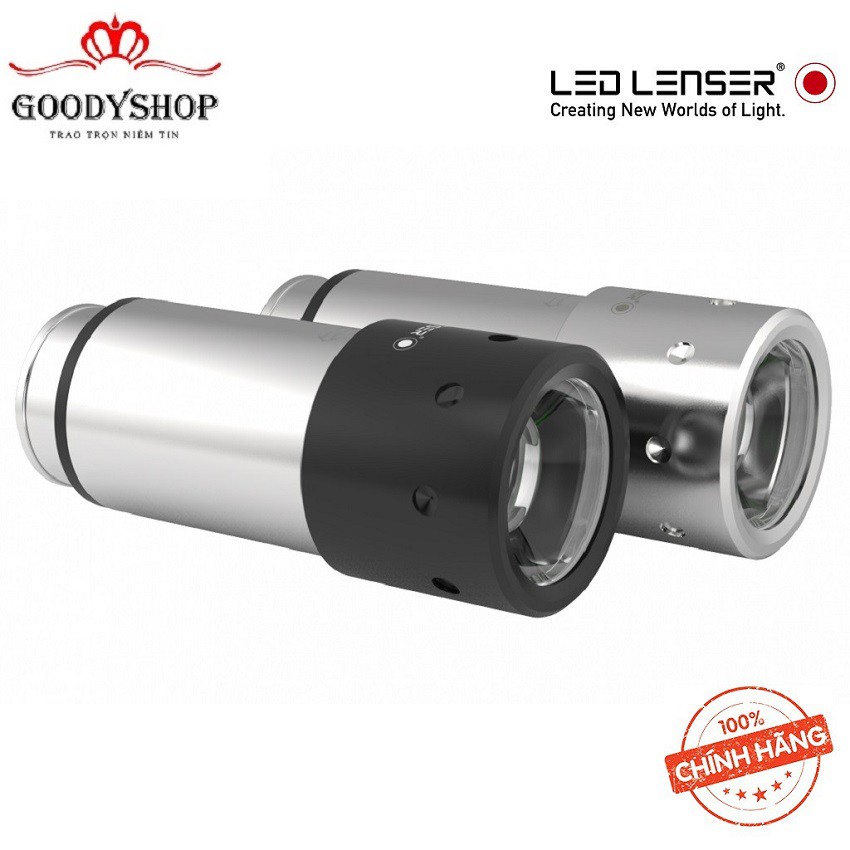 [Đèn Pin Cao Cấp Led Lenser] Automotive Black/ Silver-GOODYSHOP