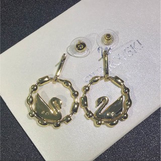 [2023] Bông Tai Xi Mạ Bạc 925 Hình Thiên Nga Cầu Vồng