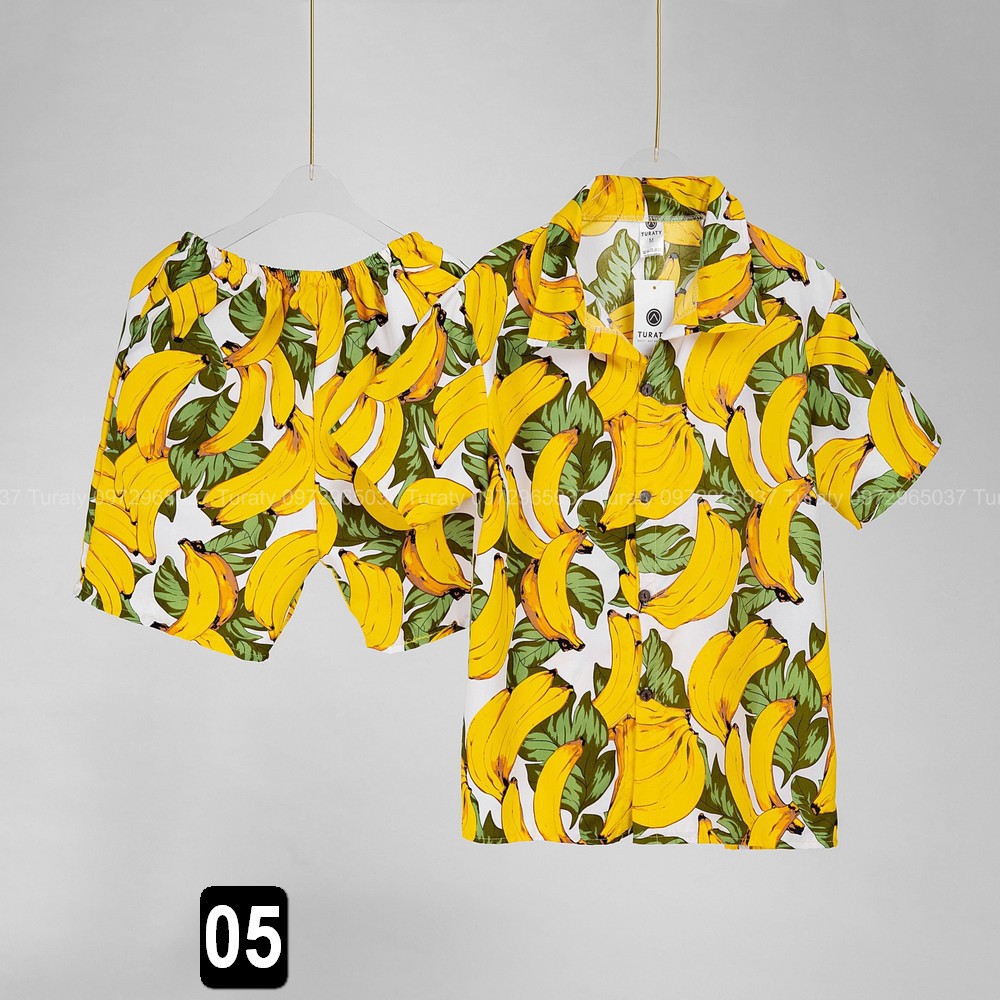 [HOT HÈ 2021] Đồ Bộ Trái Cây Đi Biển Cho Cặp Đôi, Gia Đình, Công Ty, Team Chất Liệu Vải Kate Thái Thích Hợp Cho Mùa Hè | BigBuy360 - bigbuy360.vn