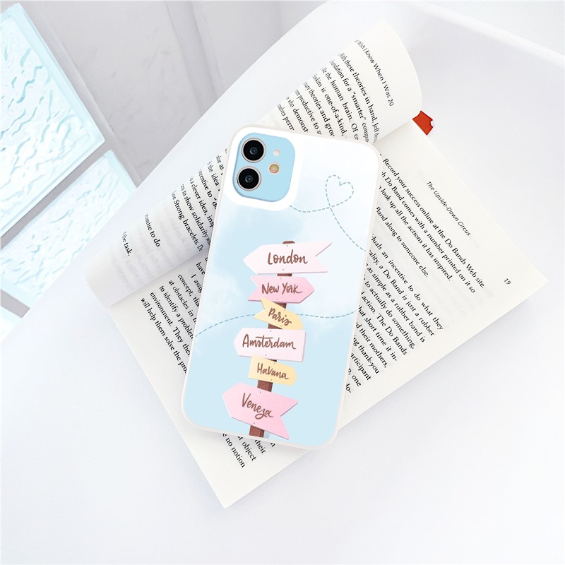 Ốp điện thoại iphone cây cột Rome, London chống sốc Ốp iphone 6/6s/7/8/se2020/x/xr/xsmax/11/12/pro/promax