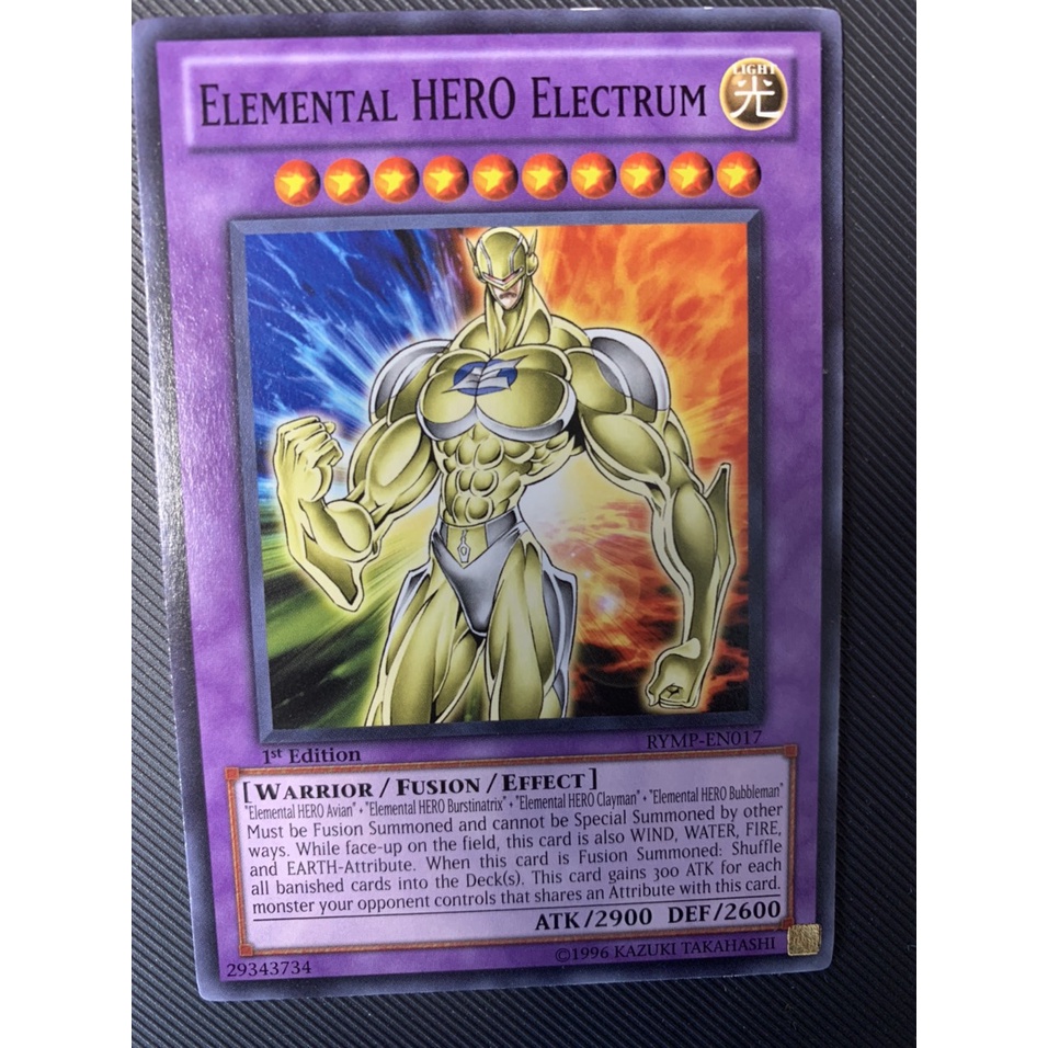 Thẻ bài Yugioh: Elemental Hero Electrum