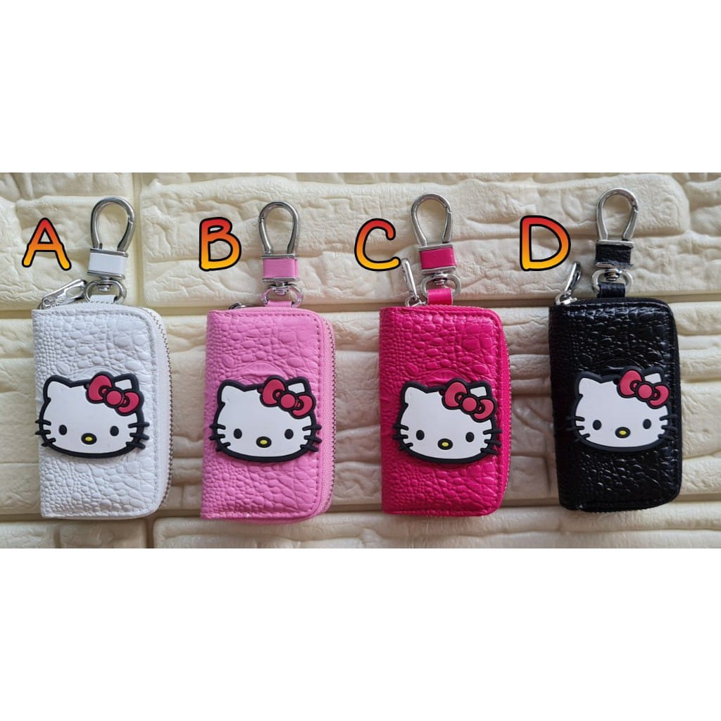 Ví Chìa Khóa + Đầu HELLO KITTY Da Synthesis (7X10)