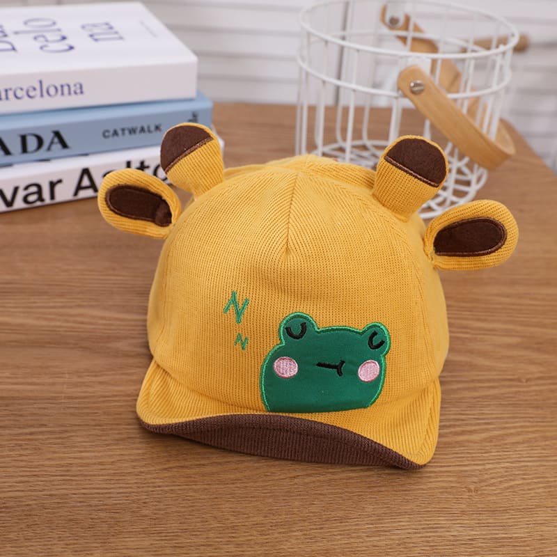 Mũ Lưỡi Trai Họa Tiết Hoạt Hình Dễ Thương Có Thể Điều Chỉnh Cho Bé