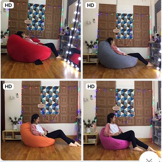 Ghế lười hạt xốp đơn màu (đã kèm ruột)