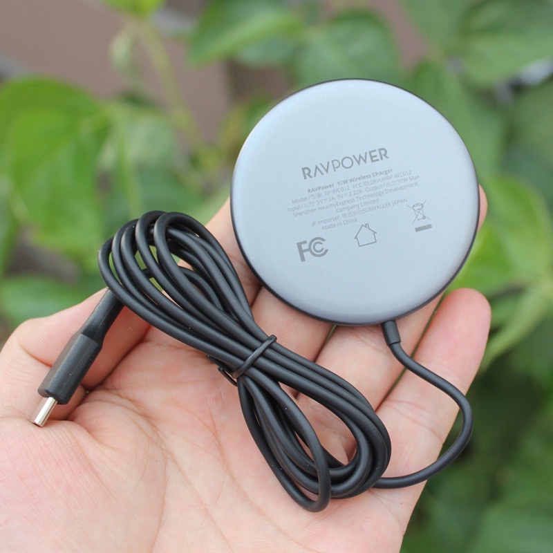 Bộ sạc nhanh RAVPOWER PD20W không dây từ tính 10W 15W
