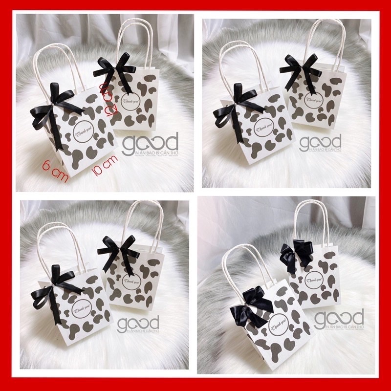 Combo nhiều loại túi giấy theo yêu cầu khách