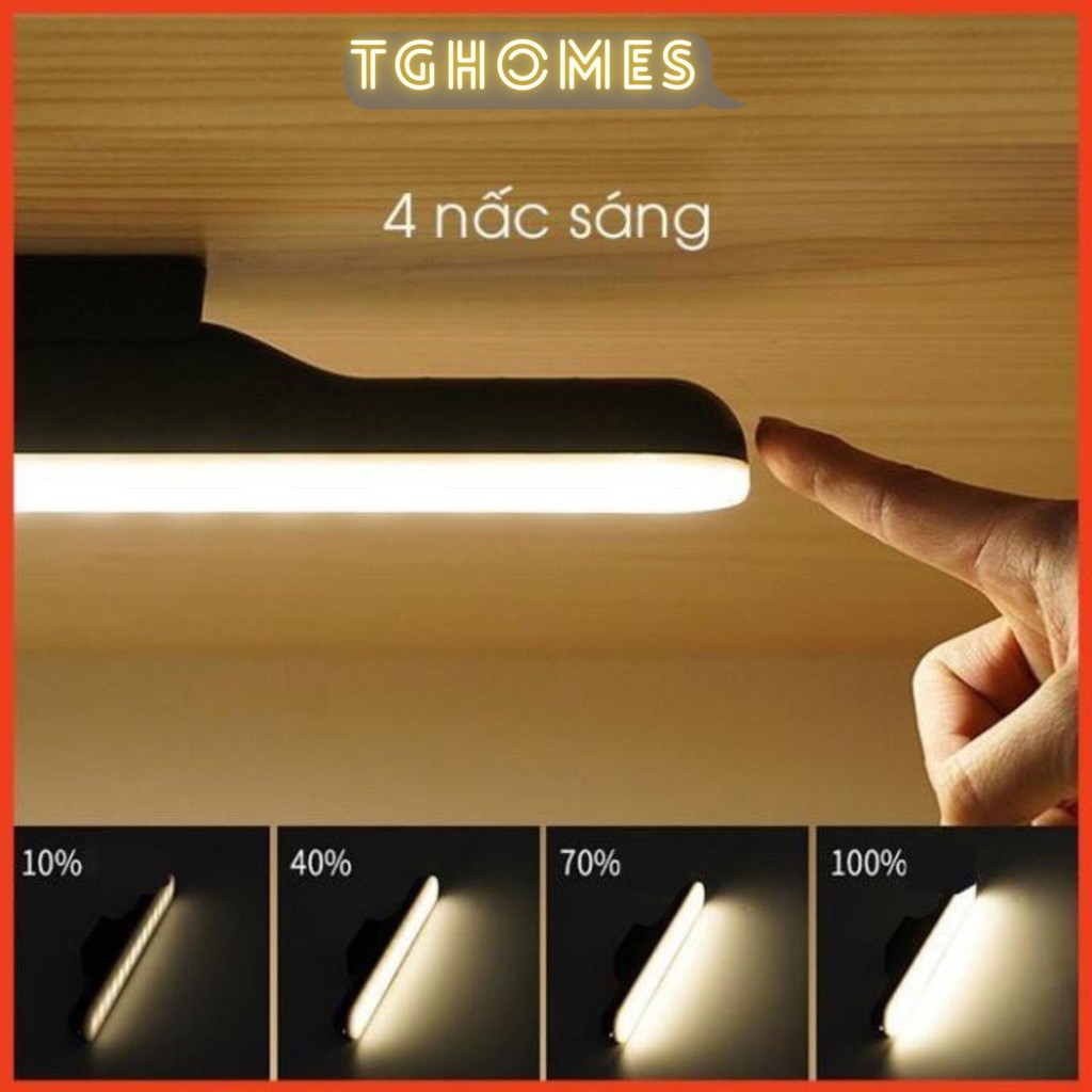 Đèn led cảm ứng gắn tường, bàn học, giường ngủ với 4 chế độ sáng khác nhau sạc pin tích điện lên tới 1800 mAh-GD343