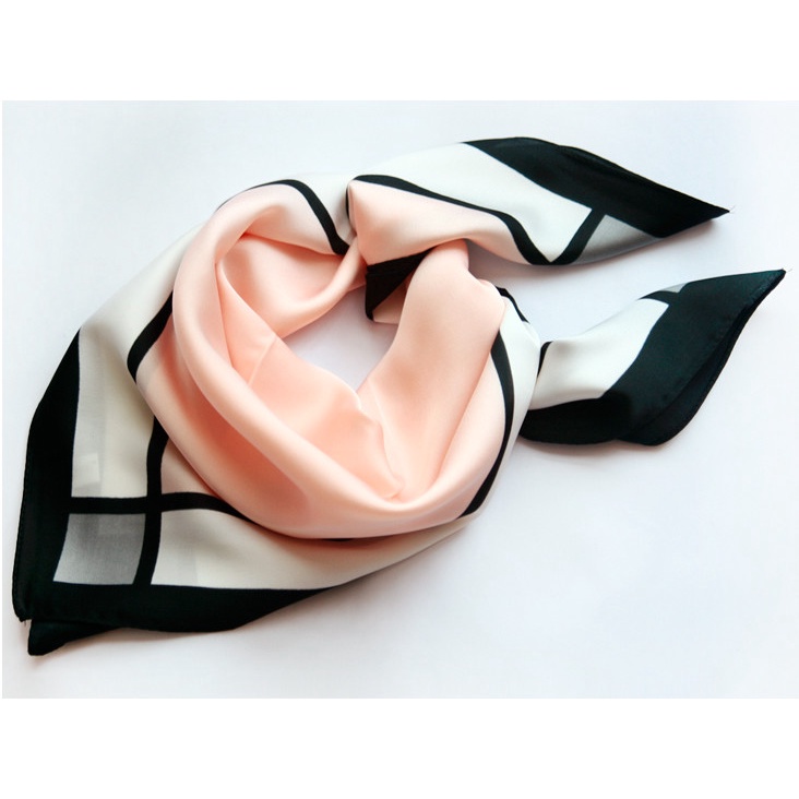 Khăn Turban lụa Cột Tóc Nơ Quàng Cổ đa phong cách Hàn Quốc KC09-1