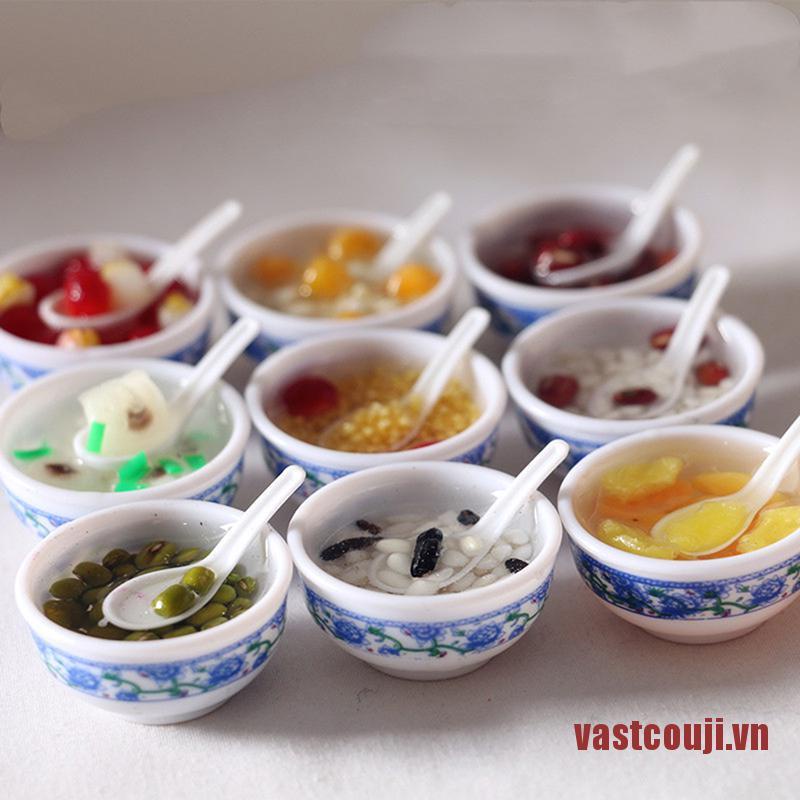 Mô hình chén chè mini tỉ lệ 1:6 trang trí nhà búp bê