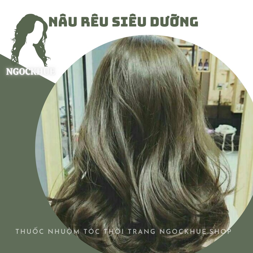 thuốc nhuộm tóc nâu rêu - Ngọc Khuê Shop