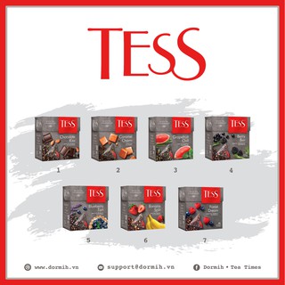 Tess Composition Collection - BST Trà hương hoa quả, hộp 20 túi lọc kim tự tháp