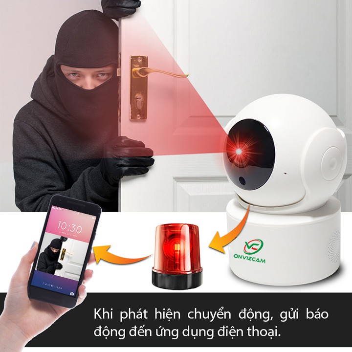 [COMBO] Camera Onvizcam V5 Kèm thẻ nhớ 64GB/ Camera Yoosee Tiếng Việt 3 râu Kèm thẻ nhớ 64GB