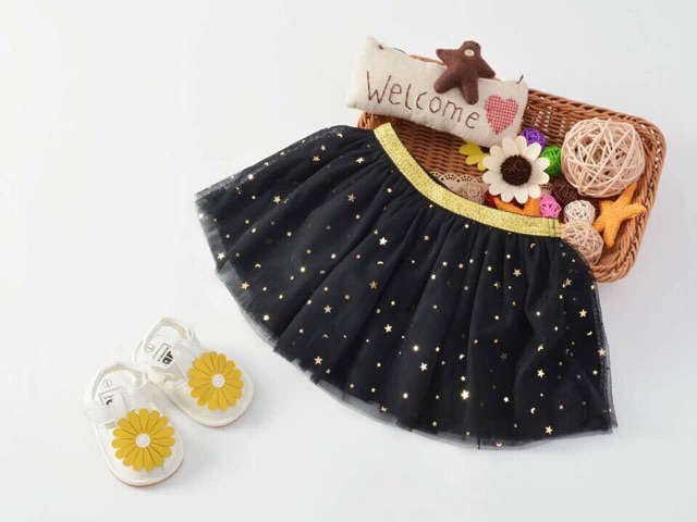 Chân váy voan cho bé