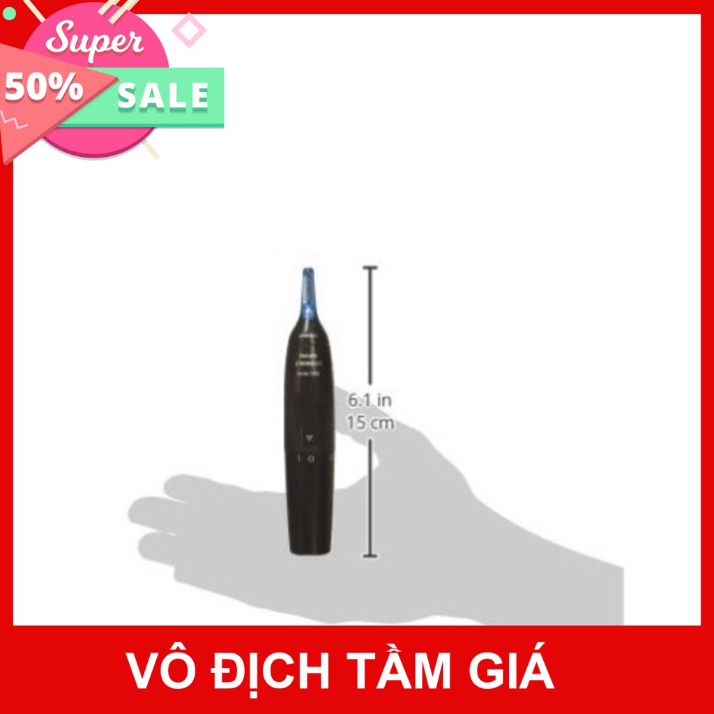 RẺ VÔ DỊCH BÀ CON ƠI [FREESHIP 70K] Máy tỉa lông mũi Philips Norelco (Xanh Đen) RẺ VÔ DỊCH BÀ CON ƠI