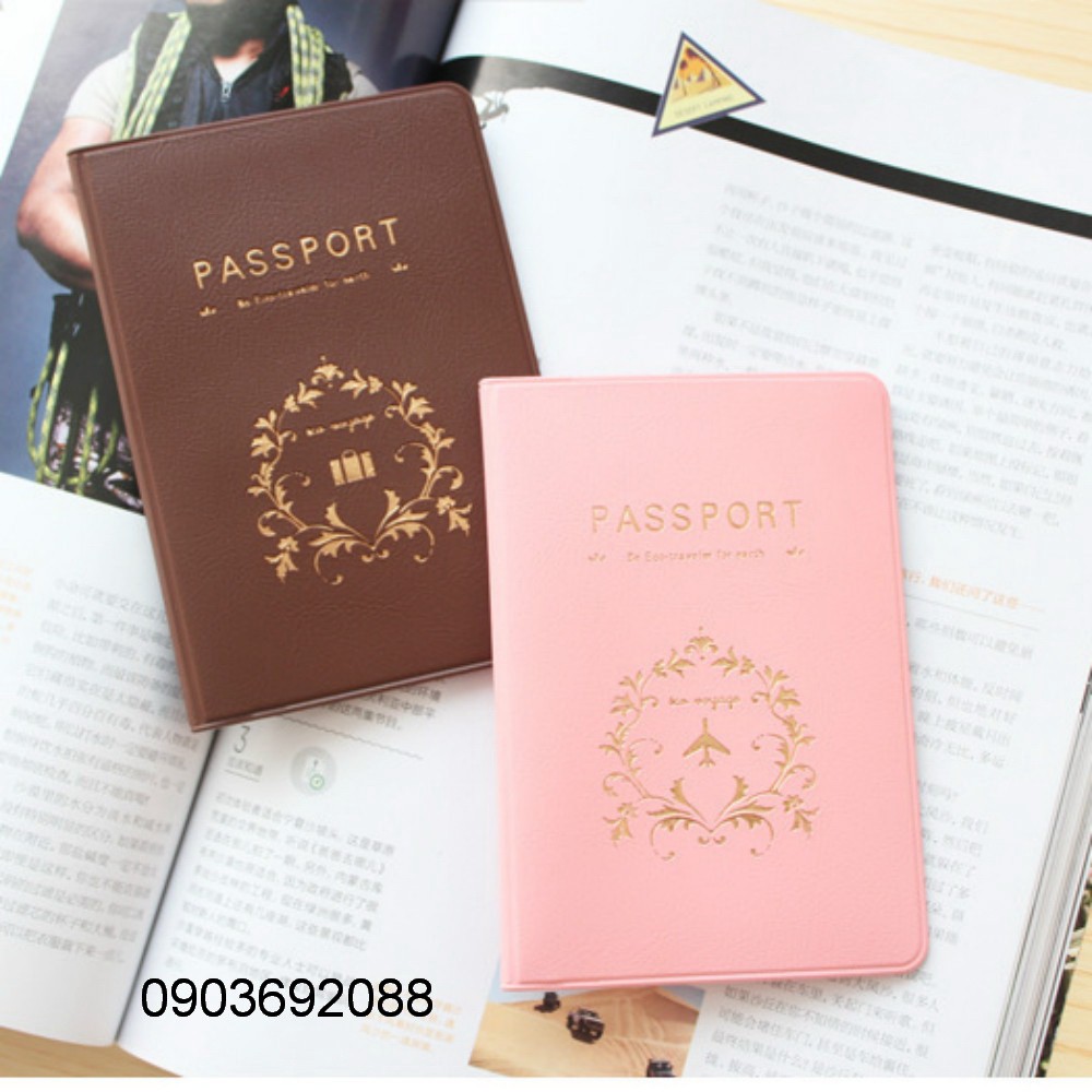 [HCM] Vỏ bọc hộ chiếu / passport kiểu Hàn Quốc