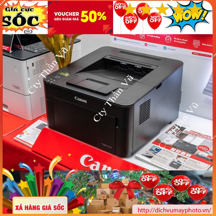 Máy in Laser đen trắng Canon LBP 161DN mới 100% có in mạng in đảo mặt tự động bảo hành 12 tháng Shop MVP Thăng Long