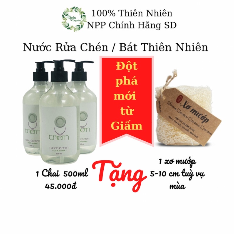 MUA 1 TẶNG 1NƯỚC RỬA CHÉN HỮU CƠ HTX SINH DƯỢCàm sạch từ giấm thực vật,thơm bạc hà,sạch bóng dầu mỡ,mềm da