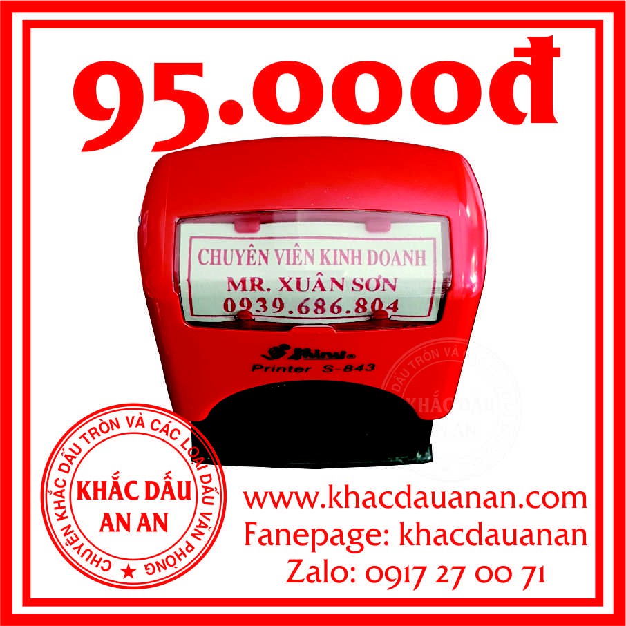 Dấu dstamp, Dấu ba dòng, Dấu Shop nhỏ