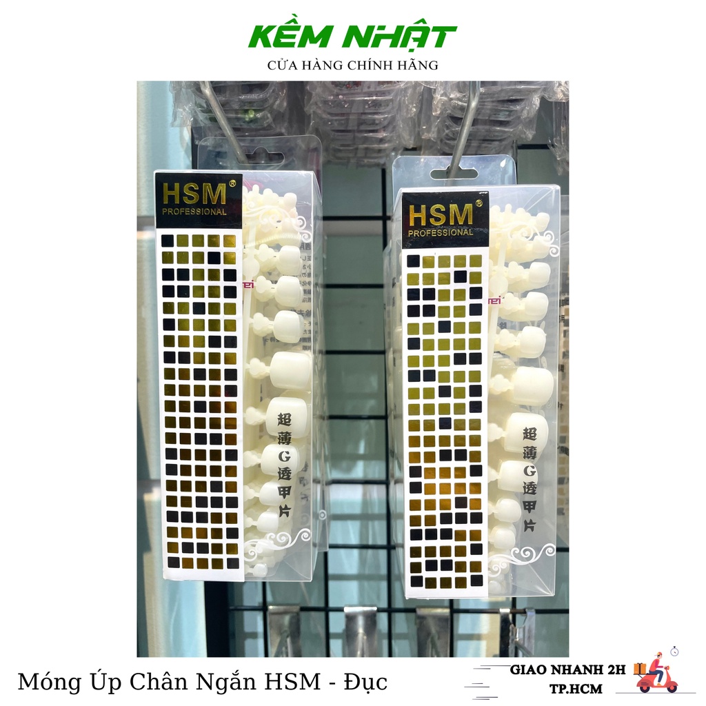 Móng Úp Chân Ngắn HSM Hộp 500 Móng
