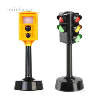 Đồ Chơi Biển Báo Giao Thông Mini Có Đèn Led Và Âm Thanh Giáo Dục Cho Bé