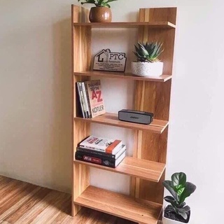 Kệ để đồ góc tường- kệ góc gỗ 5 tầng mới nhất