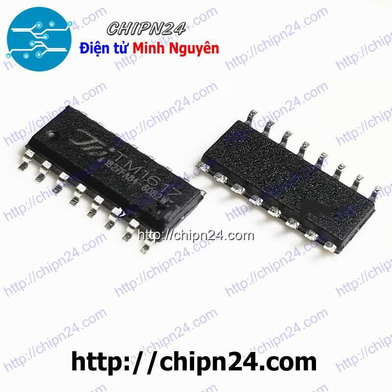 [1 CON] IC TM1617 SOP-16 (SMD Dán) (1617)